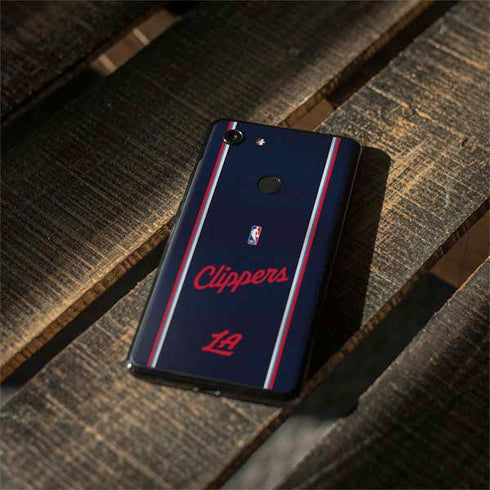 NBA Los Angeles Clippers Distressed Red Google Pixel 3 XL Skin